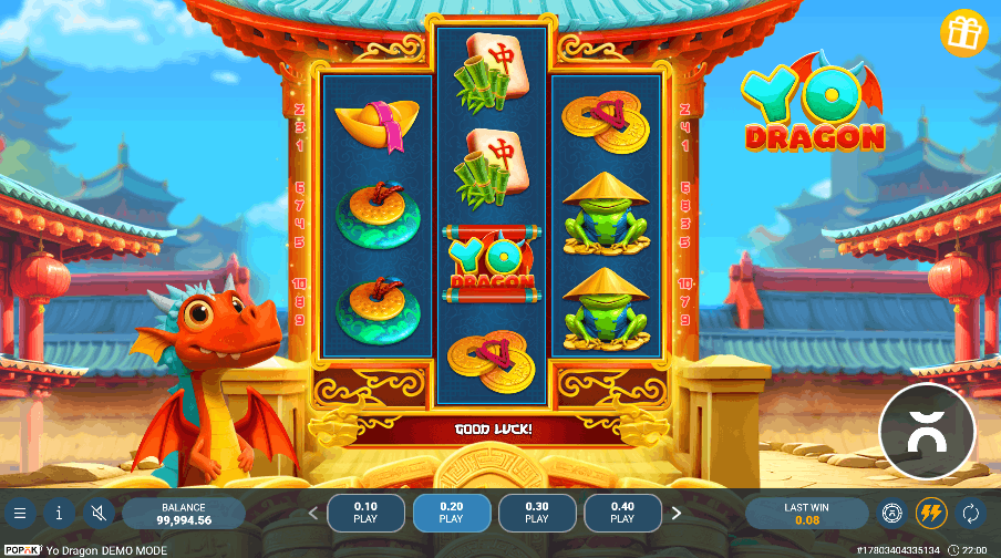 Yo Dragon – interface no celular